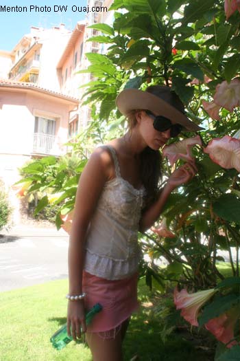 Modele photo Olga a Menton