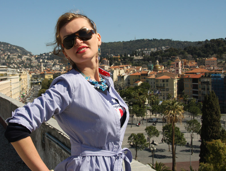 Vue de Nice place Massena