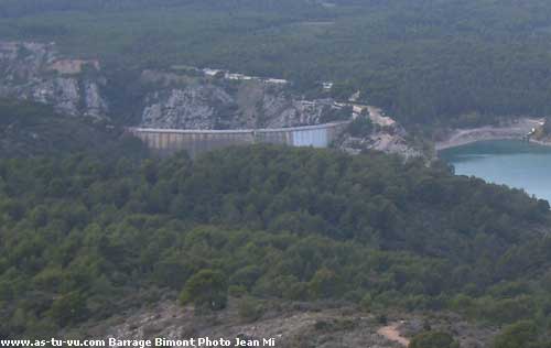 Photo du barrage Bimont