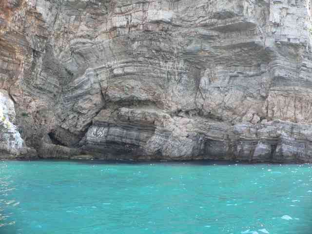 Mer bleu rocher